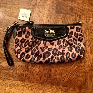 Leopard Print Coach Wrislet